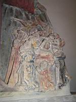 Jasseron, Eglise St-Jean Baptiste, Vierge au manteau (XVe) (4)